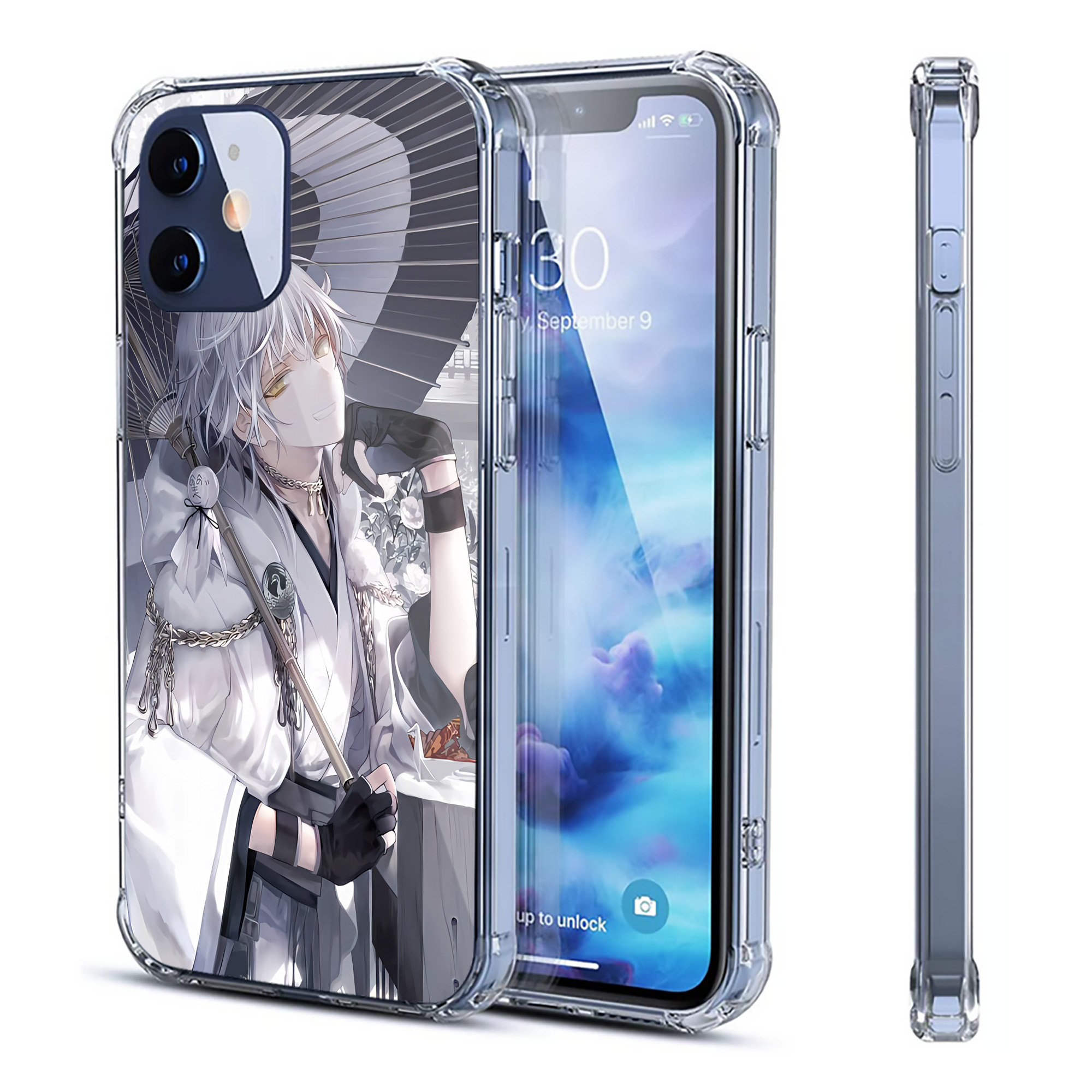 （画像用） 刀剣乱舞 Touken Ranbu 【iPhone 12シリーズ対応】透明スマホケース（クリアソフトケース）
